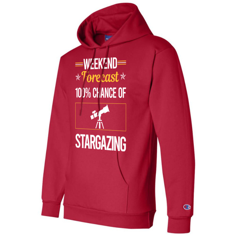 Funny Weekend Stargazing Stargaze Humor Champion Hoodie by saoudidepalab | Artistshot