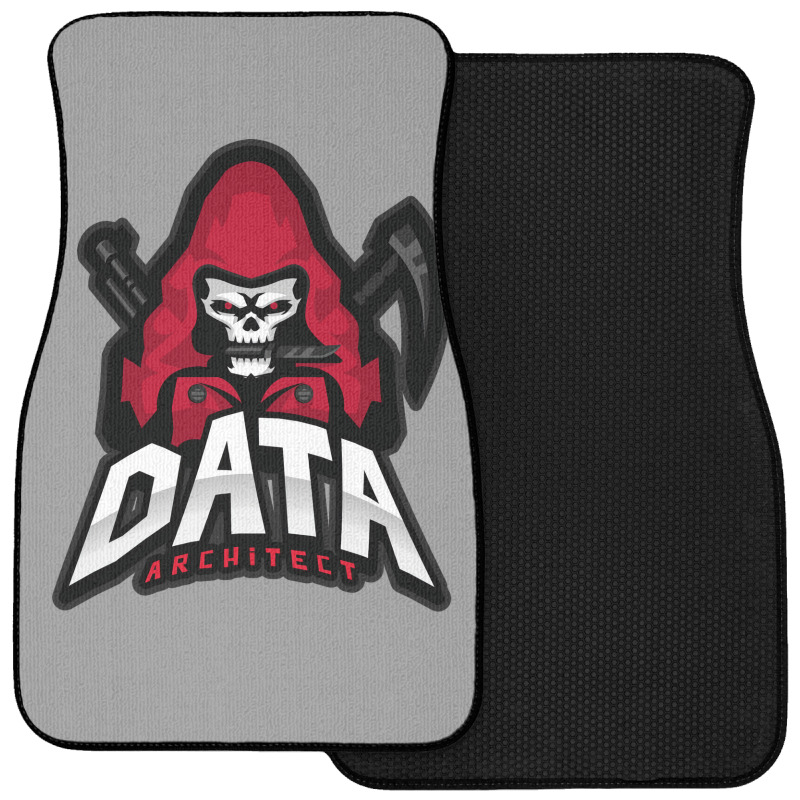 Data Architect In Control Nostalgia Front Car Mat | Artistshot