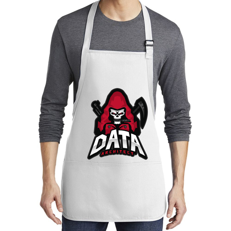 Data Architect In Control Nostalgia Medium-length Apron | Artistshot