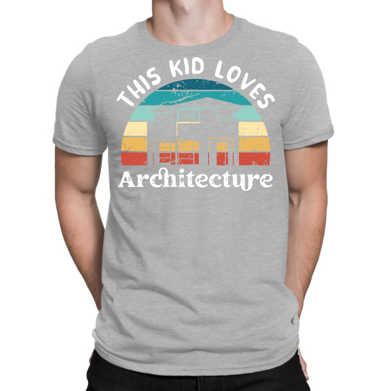 This Kid Loves Architecture Boys Girls Gift Nostalgia T-shirt | Artistshot