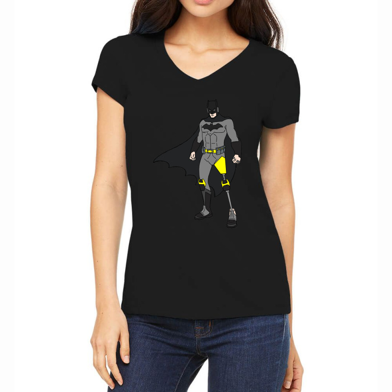 Prosthetic Hero Women's V-Neck T-Shirt by CurtisDaleCochran | Artistshot