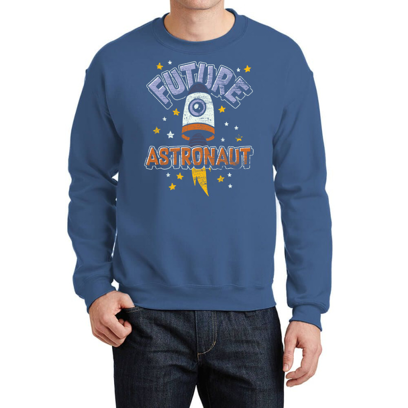 Universe Astronomy Lover Space Scientist Future Astronaut Vintage Crewneck Sweatshirt | Artistshot