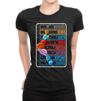 Solar System Planets Astronomer Science Hipster Ladies Fitted T-shirt | Artistshot