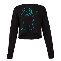 Cool Astronaut Dab Music Cropped Sweater | Artistshot