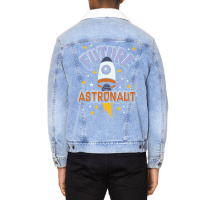 Space Science Lover Universe Galaxy Astronomy Future Astronaut Trendin Unisex Sherpa-lined Denim Jacket | Artistshot