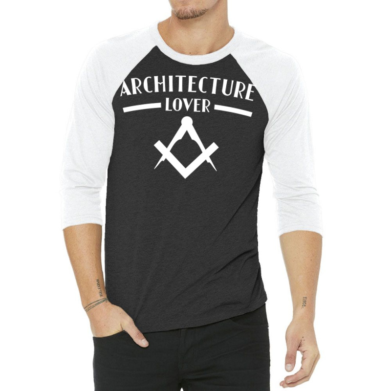 Architecture Lover Architect Student Blue 3/4 Sleeve Shirt | Artistshot