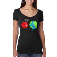 Cosmology Science Space Universe Galaxy Astronomy Yellow Women's Triblend Scoop T-shirt | Artistshot