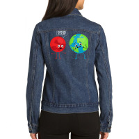 Cosmology Science Space Universe Galaxy Astronomy Yellow Ladies Denim Jacket | Artistshot