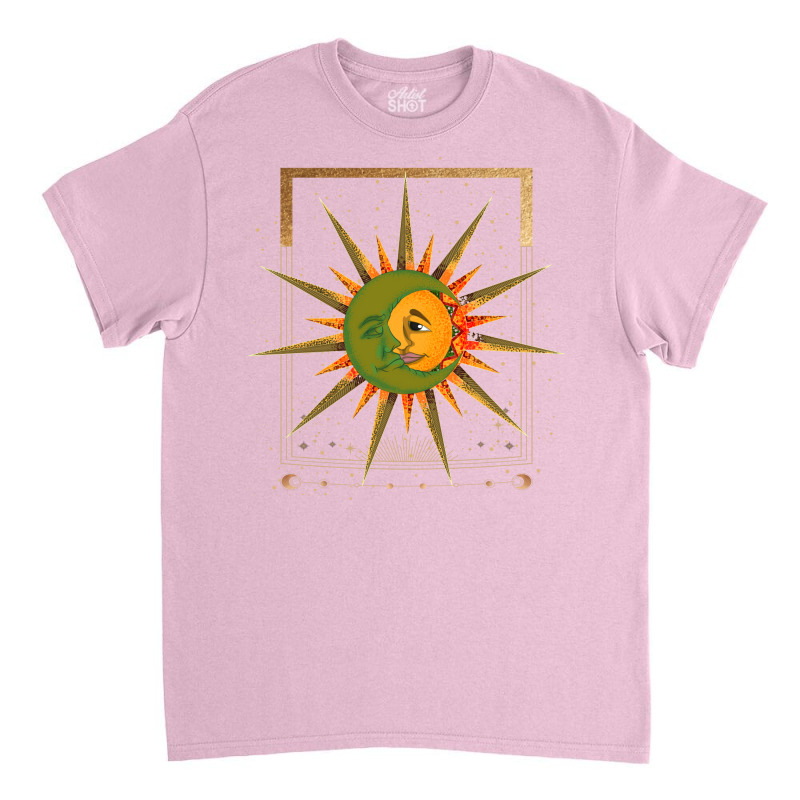 Astrology Celestial Bodies Sun Moon Astronomy Love Classic T-shirt by levishcrecerl | Artistshot