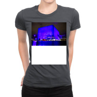 Copenhagen Modern Architecture Blue Lights Music Ladies Fitted T-shirt | Artistshot