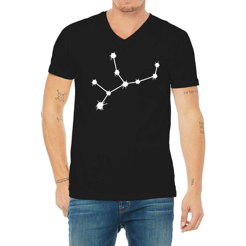 Virgo Constellation Aesthetic V-neck Tee | Artistshot