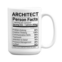 Funny Architect Person Facts Tumblr 15 Oz Coffee Mug | Artistshot