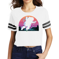 Astronaut Vaporwave Aesthetic Retro Gift Quote Scorecard Crop Tee | Artistshot