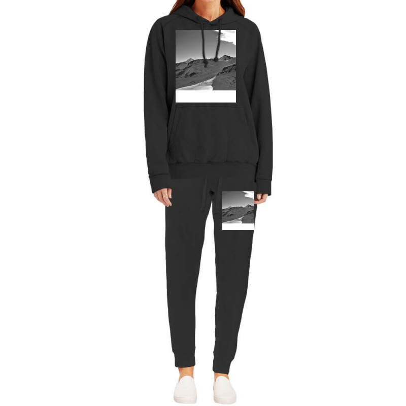 Black And White Nature Love Hoodie & Jogger Set | Artistshot