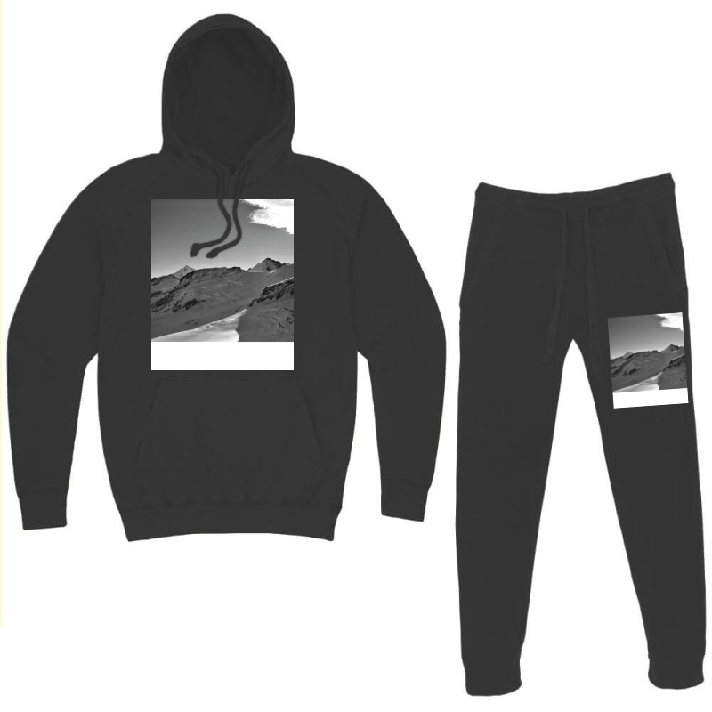 Black And White Nature Love Hoodie & Jogger Set | Artistshot