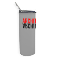 Architect Funny Architect Student Gift Retro Skinny Tumbler | Artistshot