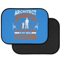 Architect Profession Architectural Design Blue Rear Car Mat | Artistshot