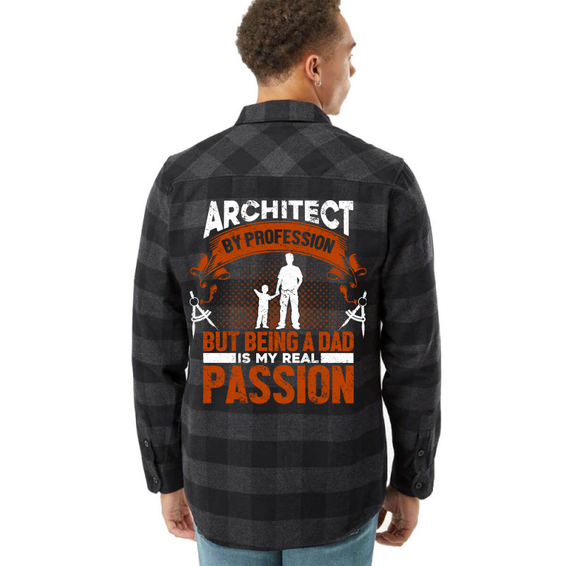 Architect Profession Architectural Design Blue Flannel Shirt | Artistshot