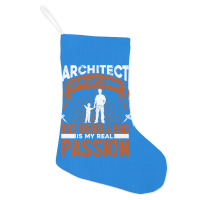 Architect Profession Architectural Design Blue Holiday Stocking | Artistshot