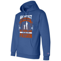 Architect Profession Architectural Design Blue Champion Hoodie | Artistshot