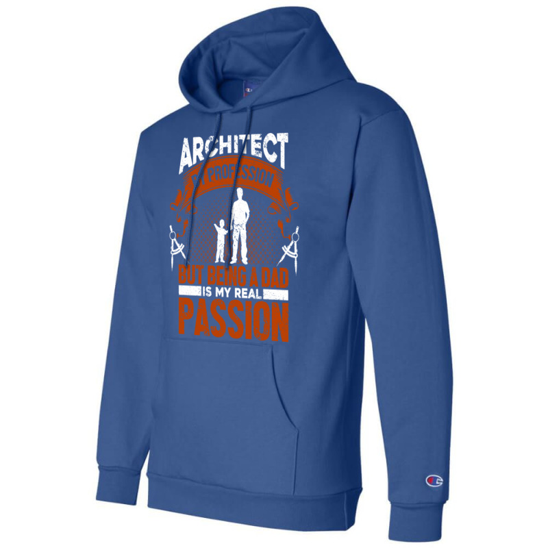 Architect Profession Architectural Design Blue Champion Hoodie | Artistshot