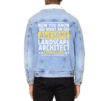 Funny Landscape Architect Trending Unisex Sherpa-lined Denim Jacket | Artistshot