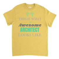 Architect Gift Red Classic T-shirt | Artistshot