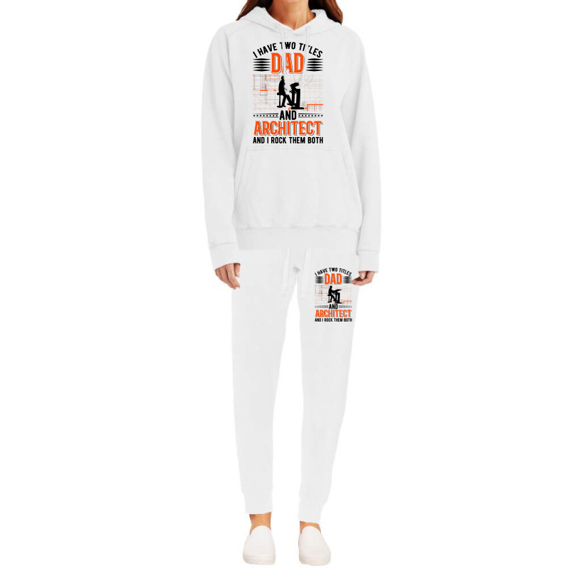 Architect Dad Architecture Nostalgia Hoodie & Jogger Set | Artistshot