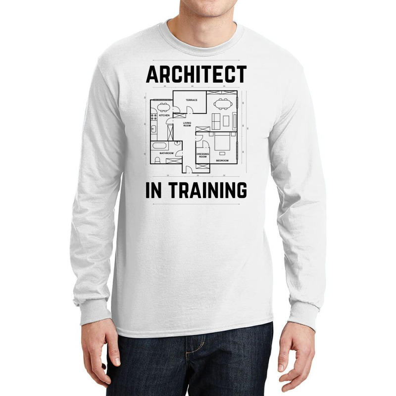 Architect In Training Aesthetic Long Sleeve Shirts | Artistshot