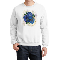 Girly Collage Midnight Blue Crewneck Sweatshirt | Artistshot