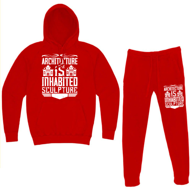 Architecture Is Inhabited Sculpture Funny Hoodie & Jogger Set | Artistshot