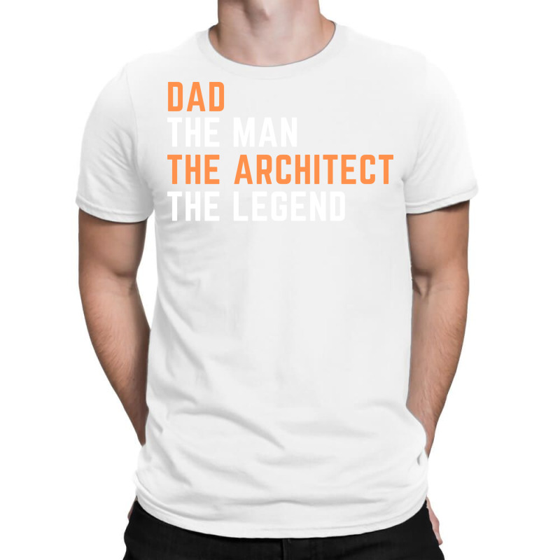 Dad Architect Legend Girl T-shirt | Artistshot