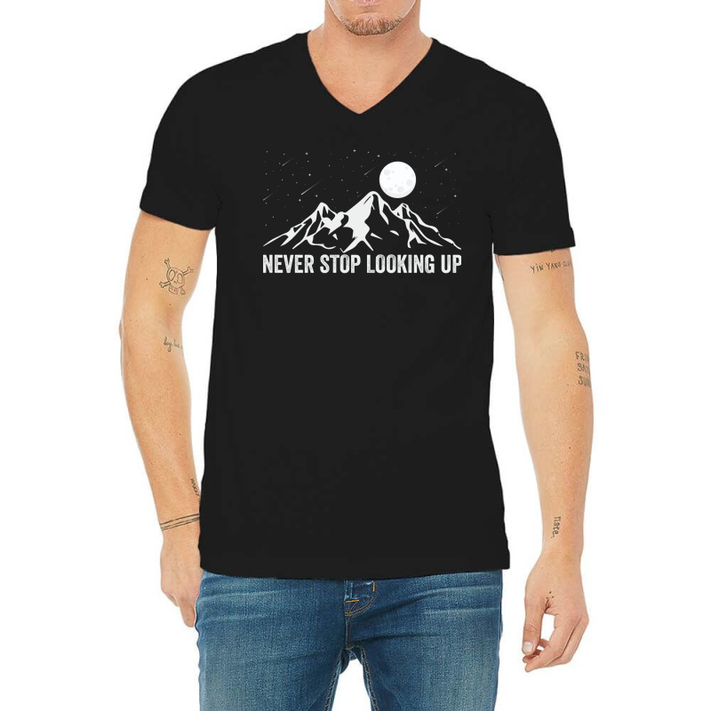 Astronomy Starry Sky Cosmos Cute V-Neck Tee by thanetsadib | Artistshot