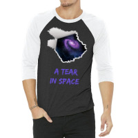 A Tear In Space Astronomy Aesthetic 3/4 Sleeve Shirt | Artistshot