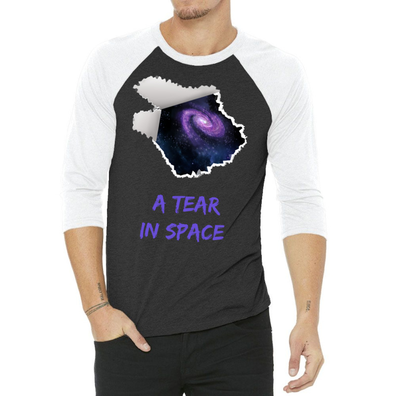 A Tear In Space Astronomy Aesthetic 3/4 Sleeve Shirt | Artistshot