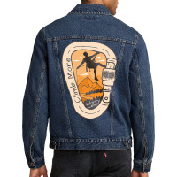 Rock Climber Saying T  Shirt Rock Climber Saying With Carabiner T  Shi Men Denim Jacket | Artistshot