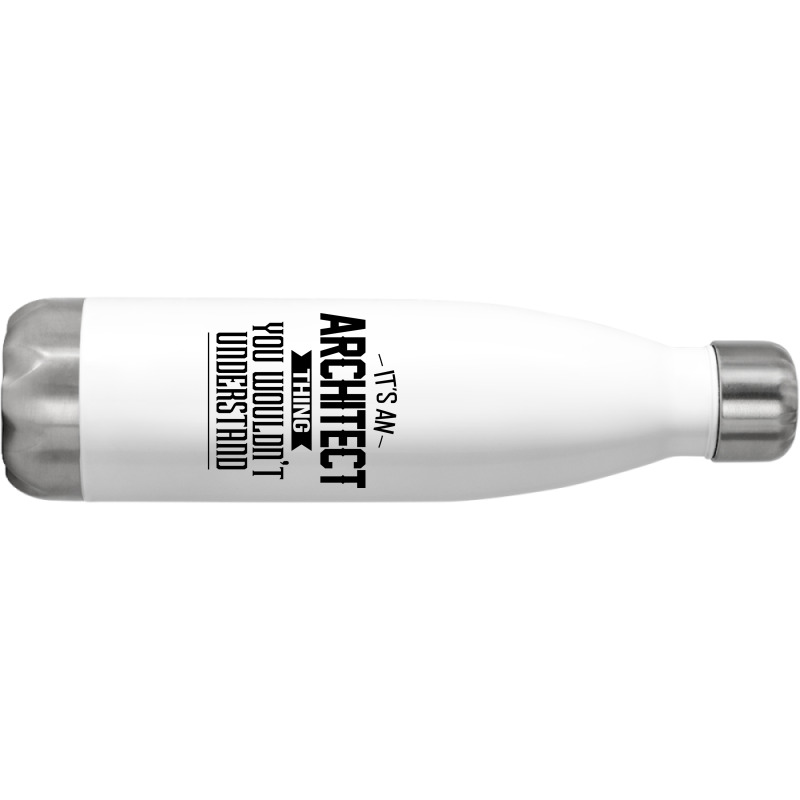 Its An Architect Thing You Wouldnt Understand Nostalgia Stainless Steel Water Bottle | Artistshot