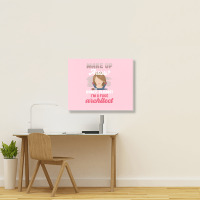 Make Up Artists Honey Please Face Architect Hipster Landscape Canvas Print | Artistshot