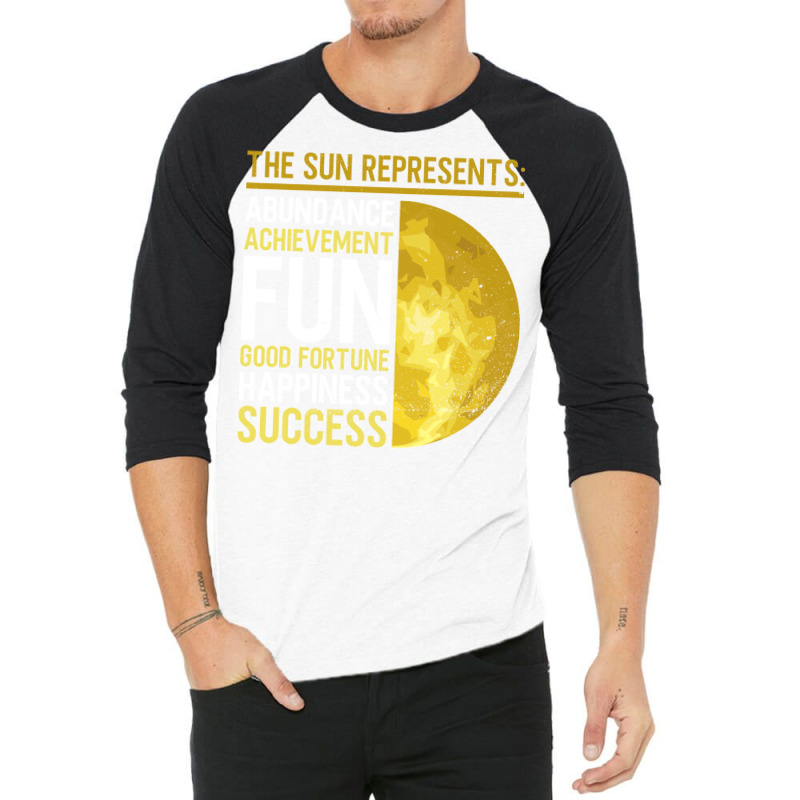 Sun Astrology Sun Solar System Star 3/4 Sleeve Shirt by tolebchihebk | Artistshot