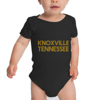 Knoxville Tennessee Vintage Gift Orange Knoxville Tennessee Tank Top Baby Bodysuit | Artistshot