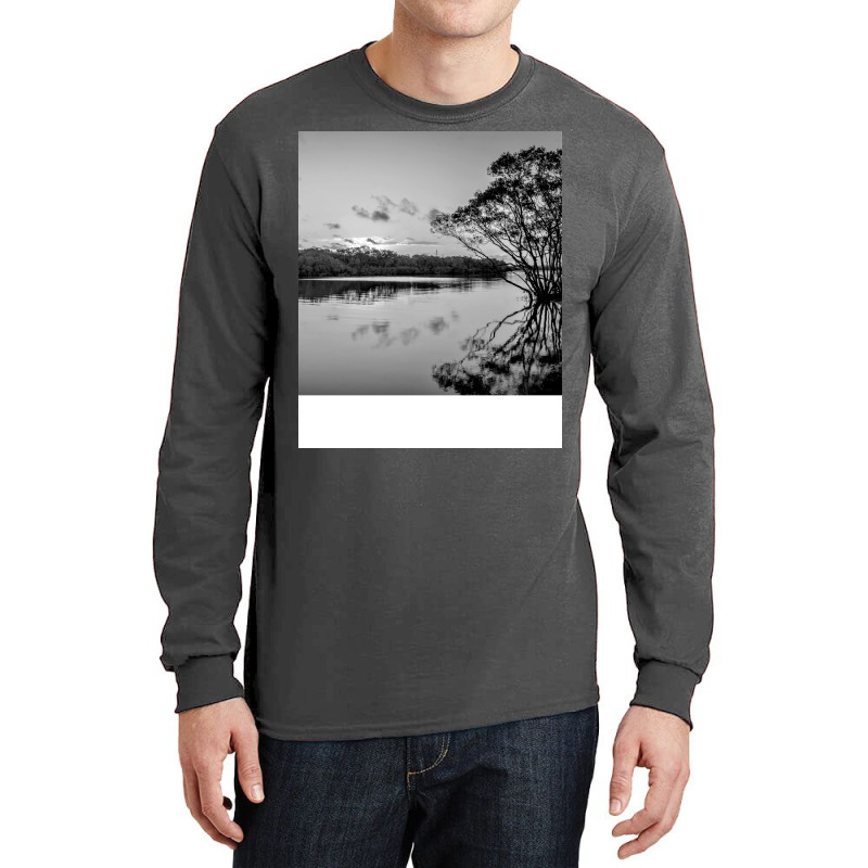 Black And White Landscape Summer Girl Long Sleeve Shirts | Artistshot