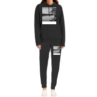 Black And White Landscape Summer Girl Hoodie & Jogger Set | Artistshot