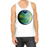 Green Terraformed Mars Oil Painting Yellow Tank Top | Artistshot