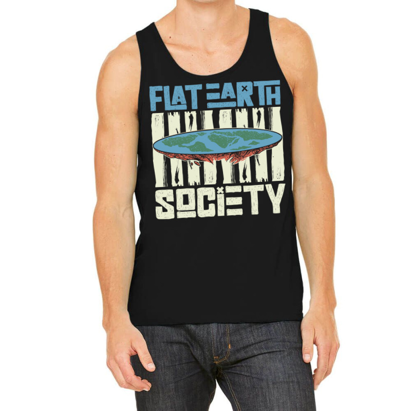 Flat Earth Society Earth Planet Space Lover Tank Top by ampamahira4 | Artistshot