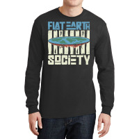 Flat Earth Society Earth Planet Space Lover Long Sleeve Shirts | Artistshot