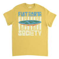 Flat Earth Society Earth Planet Space Lover Classic T-shirt | Artistshot