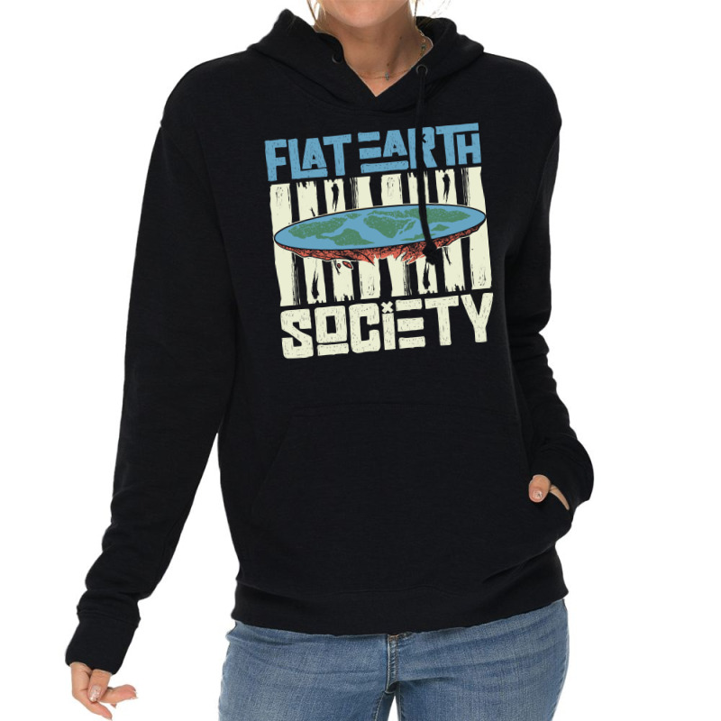 Flat Earth Society Earth Planet Space Lover Lightweight Hoodie by ampamahira4 | Artistshot