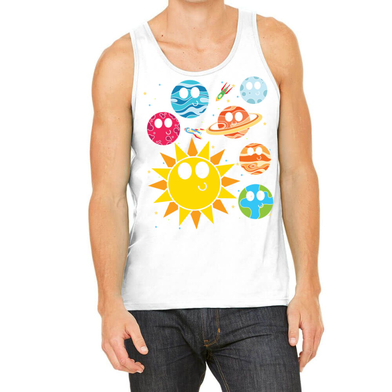 Astronomy Universe Space Scientist Cute Planets Love Tank Top by thanetsadib | Artistshot