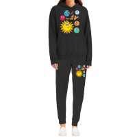 Astronomy Universe Space Scientist Cute Planets Love Hoodie & Jogger Set | Artistshot