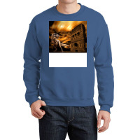 T Rex Is Coming Cute Crewneck Sweatshirt | Artistshot